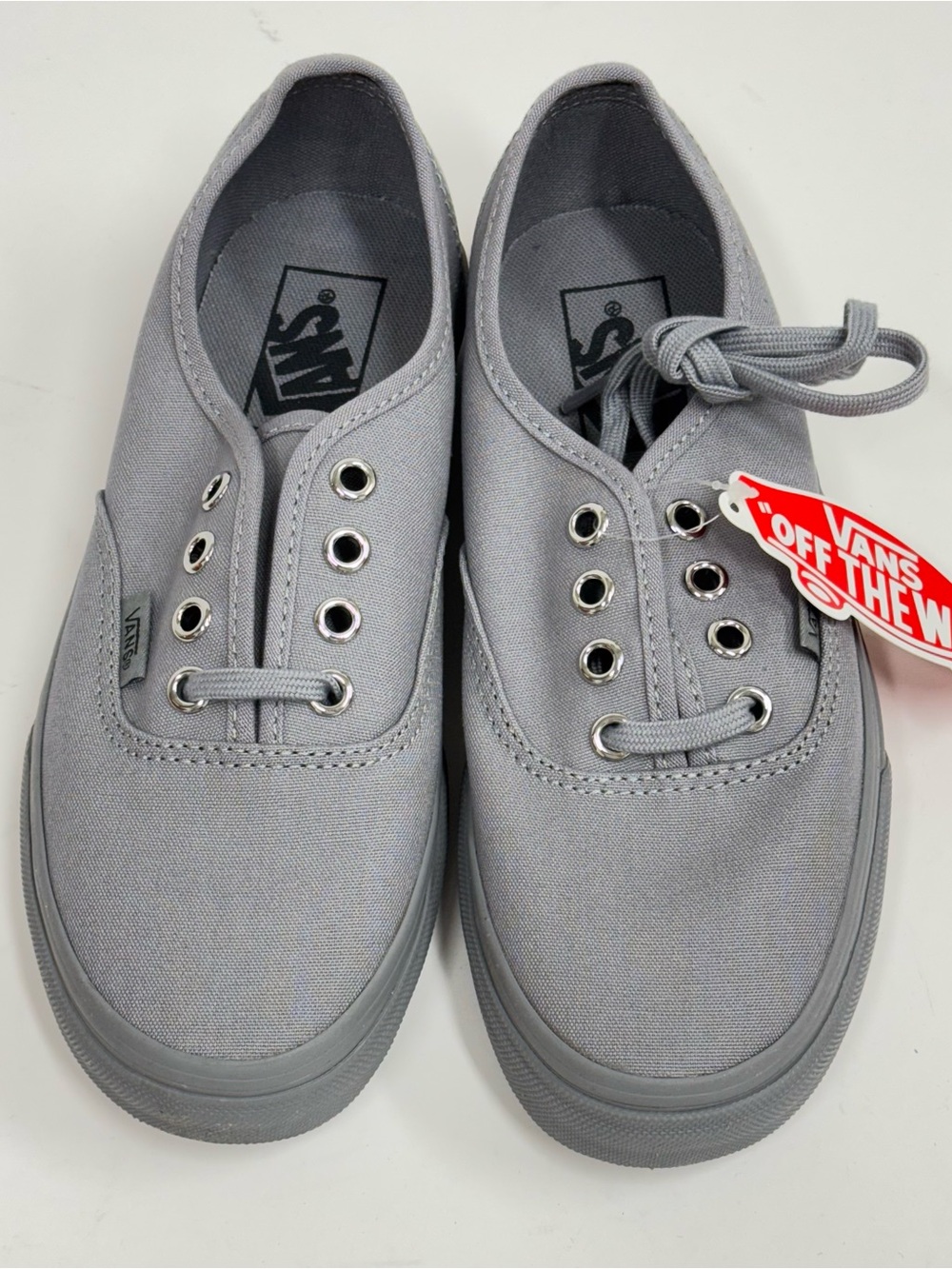 VANS Authentic Primary Mono in Frost Grey, Men 4, 6 - New